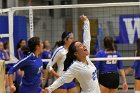 VB vs WSU  Wheaton Women's Volleyball vs Worcester State University. - Photo by Keith Nordstrom : Wheaton, Volleyball